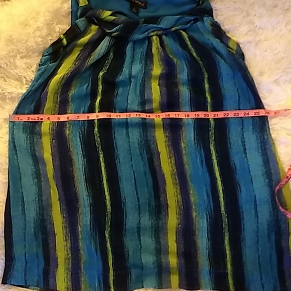 Lane Bryant Blue Sleeveless Shift Dress, sz 20 - Picture 7 of 7